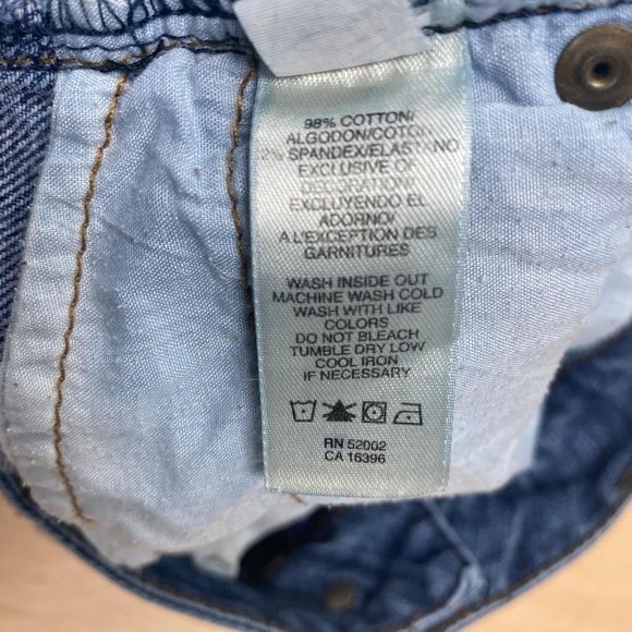 dkny cropped jeans women blue size 12 - Picture 4 of 7